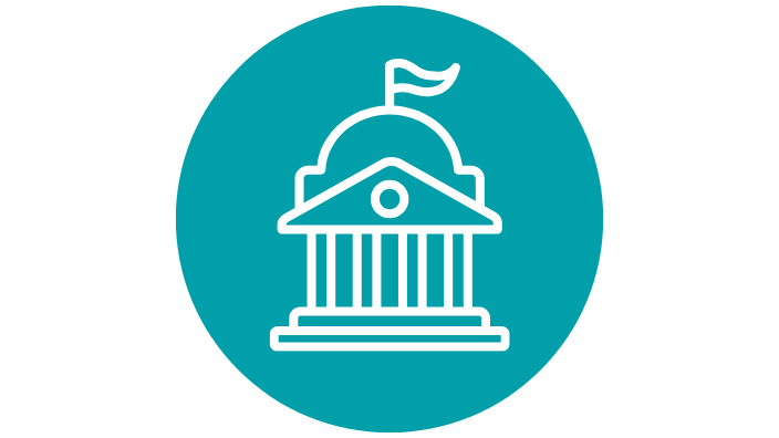 a graphic of a government building.